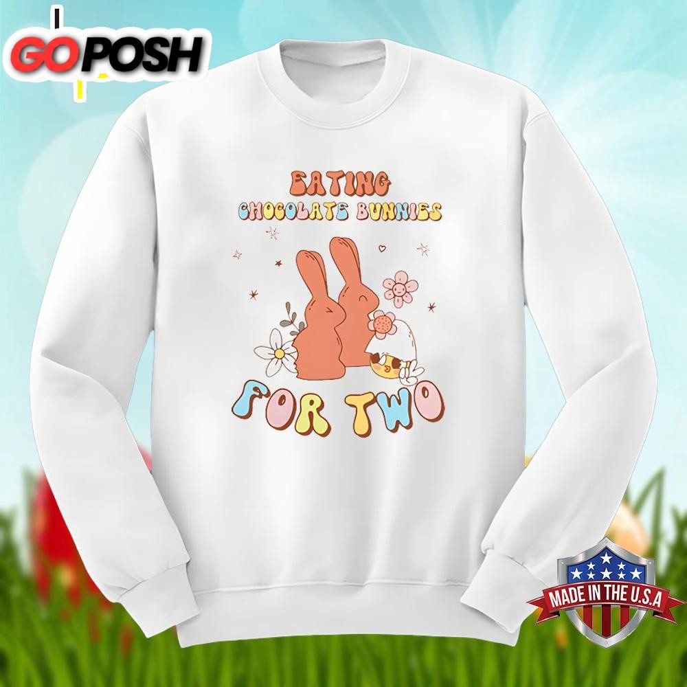eating-chocolate-bunnies-for-two-easter-day-shirt-men-women-qr30vu91 Eating Chocolate Bunnies For Two Easter Day Shirt Men Women