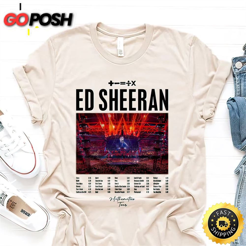 Ed Sheeran The Mathematics Tour 2025 Unisex T-shirt