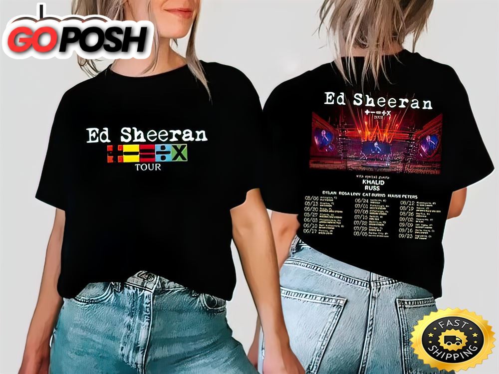 Ed Sheeran The Mathematics Tour Shirt, 2023 Ed Sheeran Concert Tee Unisex T-shirt