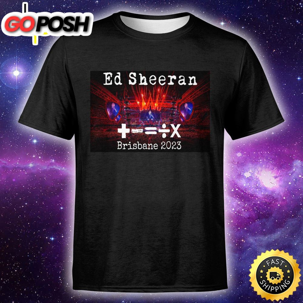 Ed Sheerans +–=÷× Tour A Musical Journey Around The World Unisex T-shirt