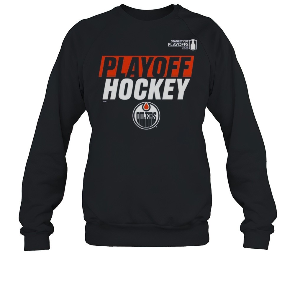 Edmonton Oilers 2025 Stanley Cup Playoffs Blue Cotton Participant Shirts