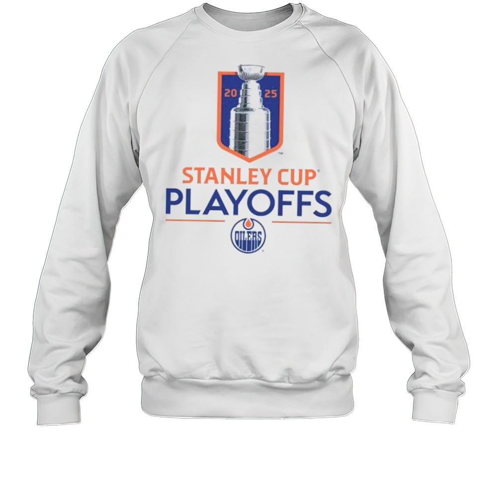 Edmonton Oilers 2025 Stanley Cup Playoffs Trophy Shirt