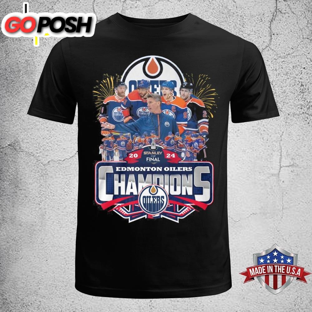 Edmonton Oilers NHL Western Conference 2025 Champions T-Shirt
