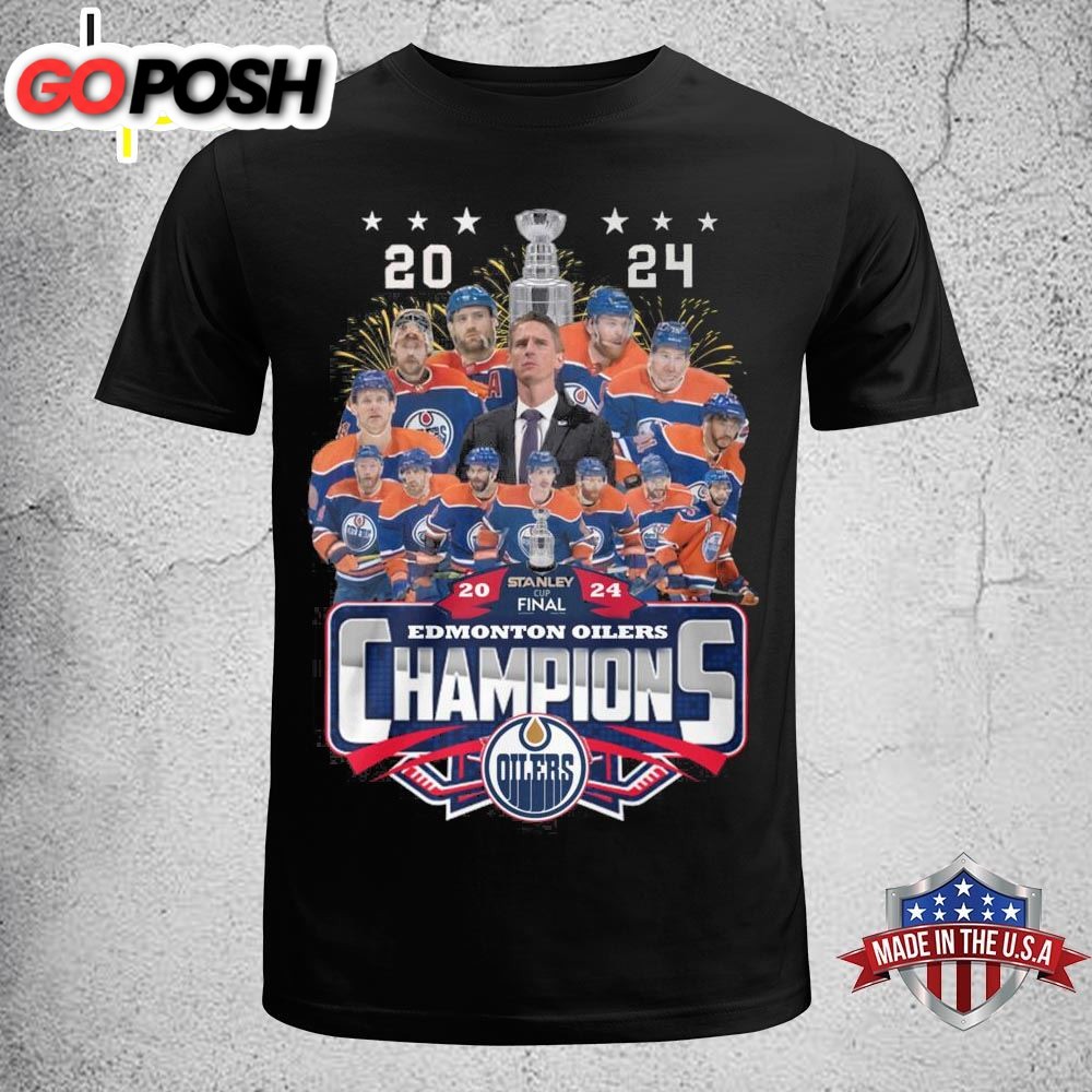 Edmonton Oilers NHL Western Conference 2025 Champions Unisex T-Shirt
