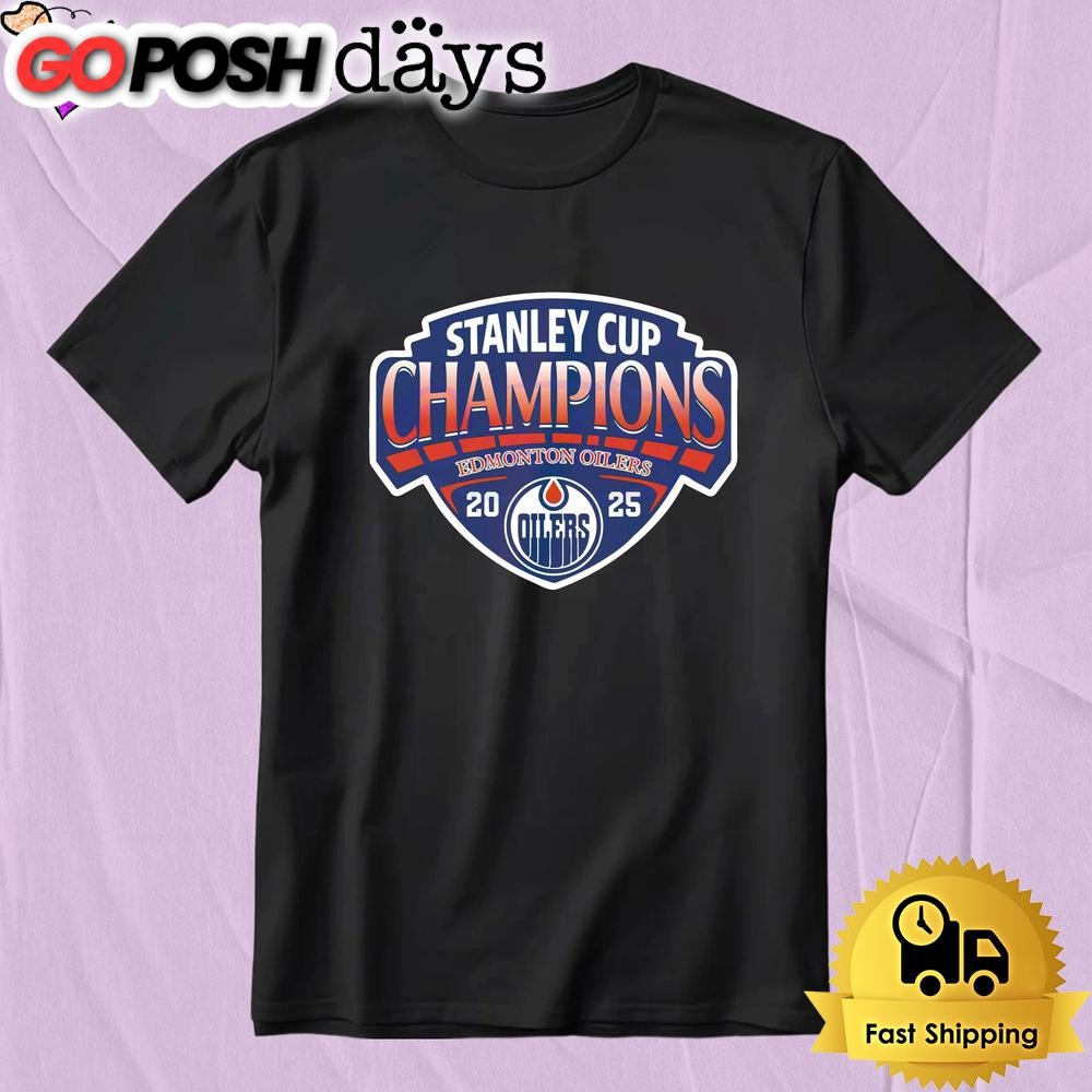 Edmonton Oilers Stanley Cup Champions 2025 T Shirt
