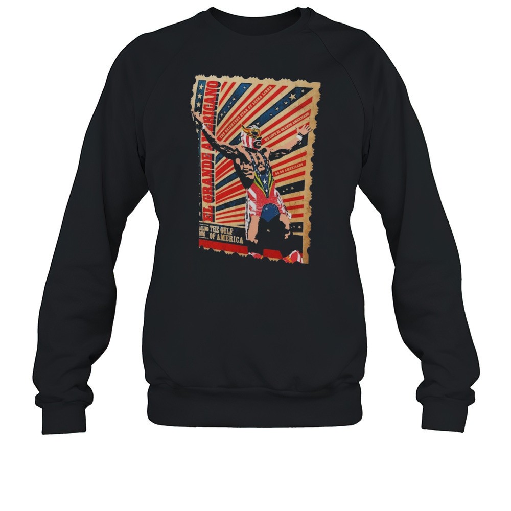 El Grande Americano Stamp The Gulf Of America WWE 2025 T-shirt