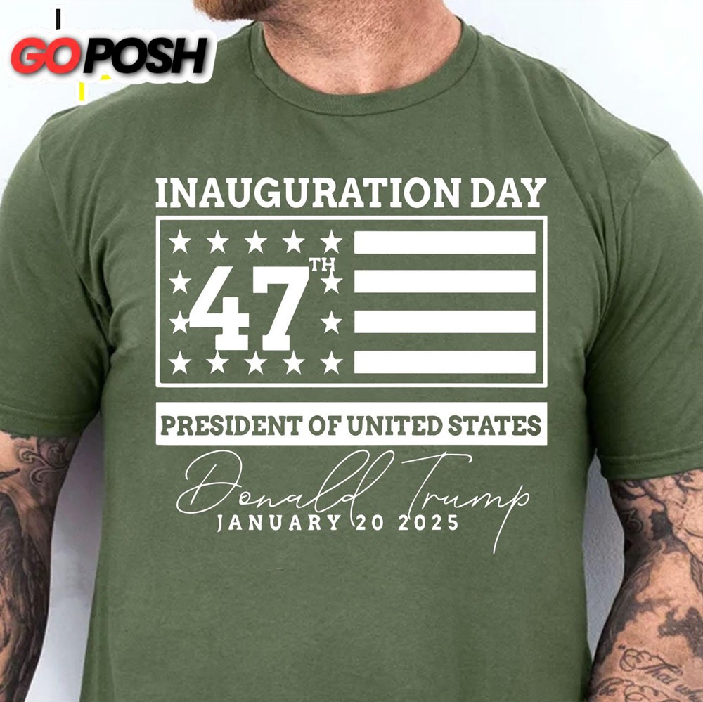 election-inauguration-day-trump-47th-president-shirt-president-trump-won-shirt-w1yt7nkp Election Inauguration Day, Trump 47th President Shirt, President Trump Won Shirt Dark