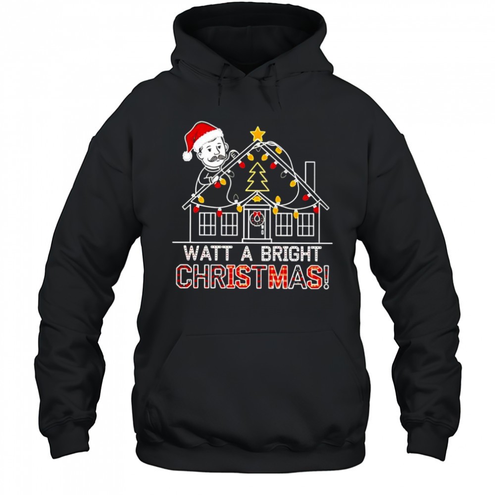 Electrician watt a bright christmas lights graphic shirt