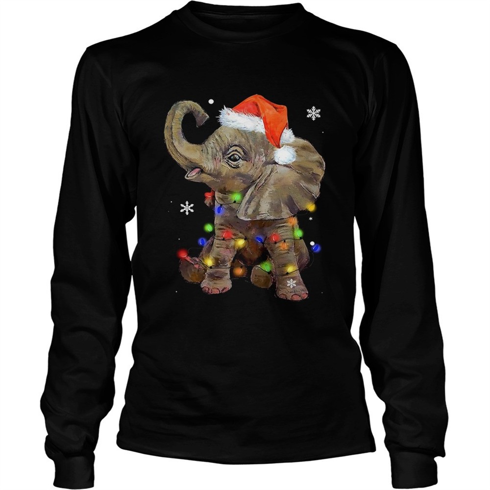 elephant-santa-christmas-light-shirt-r7vaeyl3 Elephant Santa Christmas Light shirt