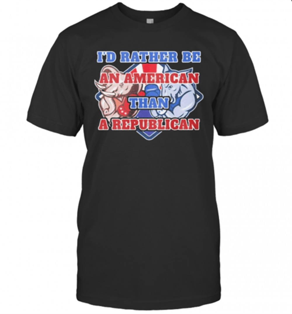 elephants-id-rather-be-an-american-than-a-republican-t-shirt-35qsedl2 Elephants ID Rather Be An American Than A Republican T-Shirt