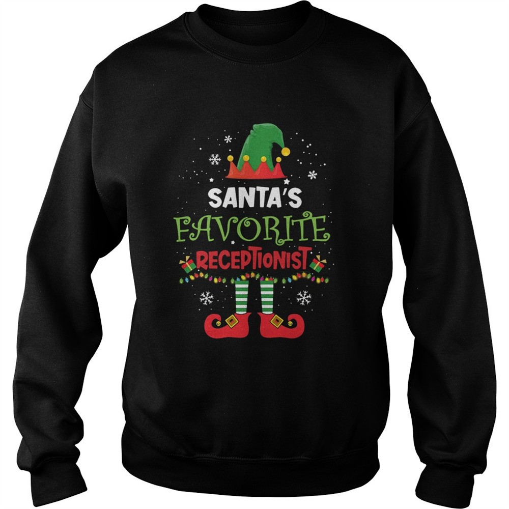 Elf Santas Favorite Receptionist shirt
