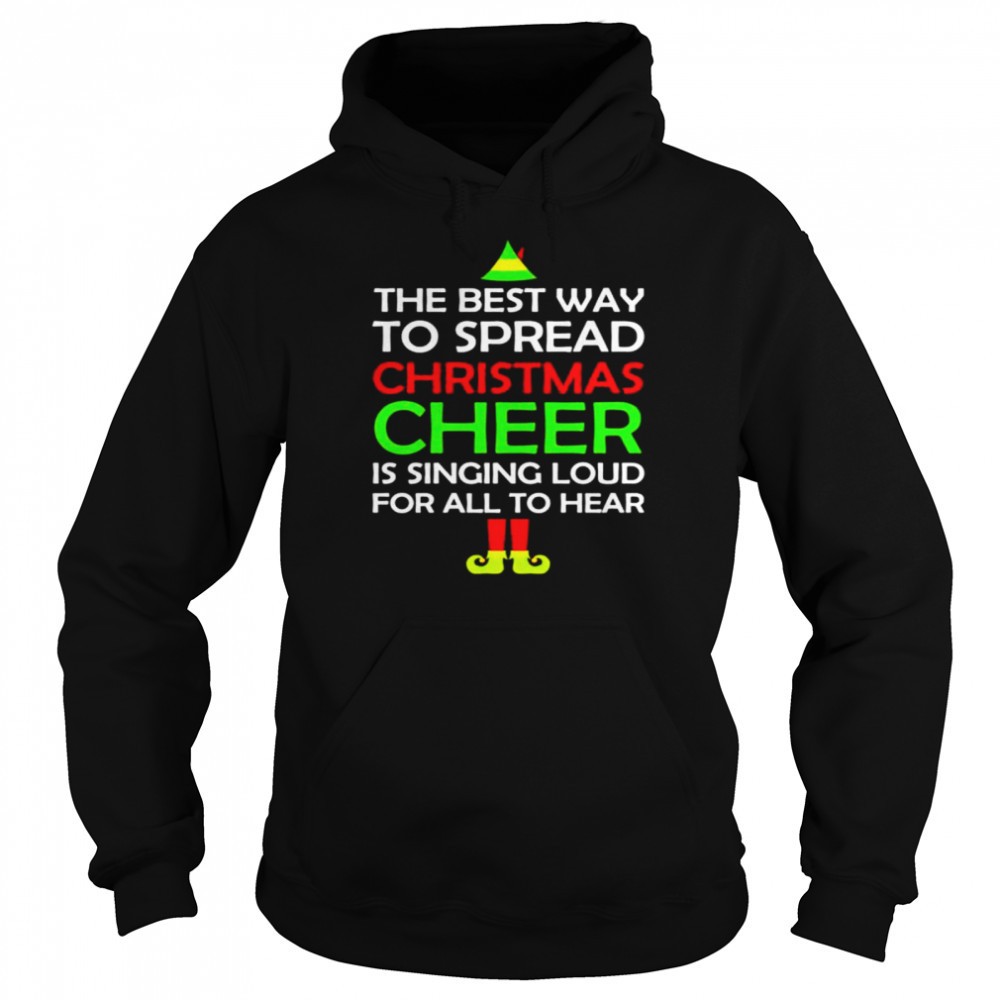 ELF the best way to spread Christmas cheer shirt
