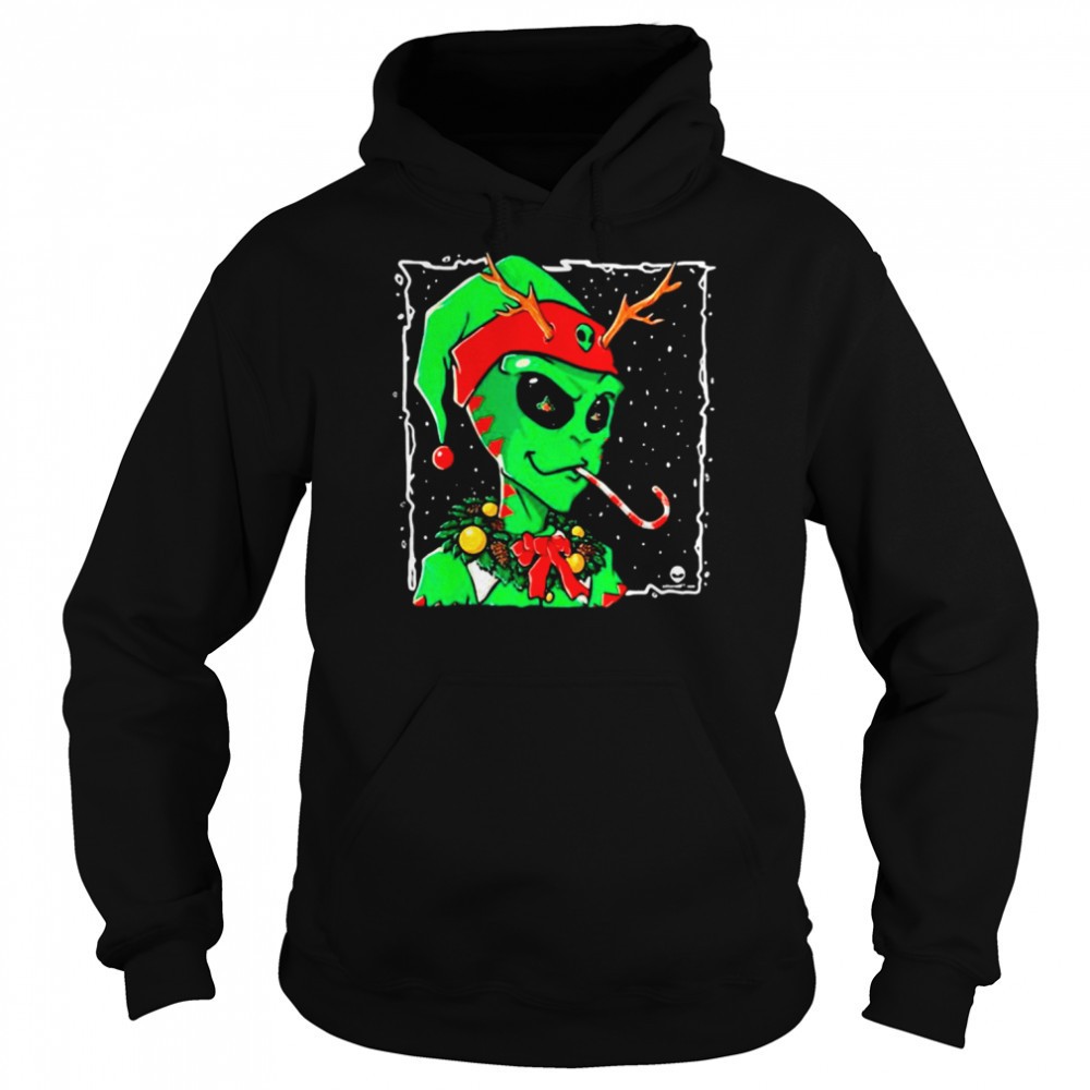 Elf Xaliens Christmas Holiday Sweater Shirt
