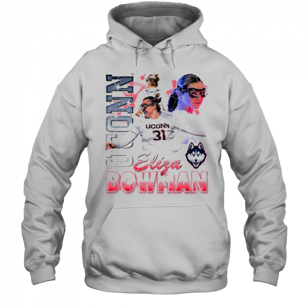 Eliza Bowman Uconn Huskies Lacrosse NCAA Division I 90s Graphic t-shirt