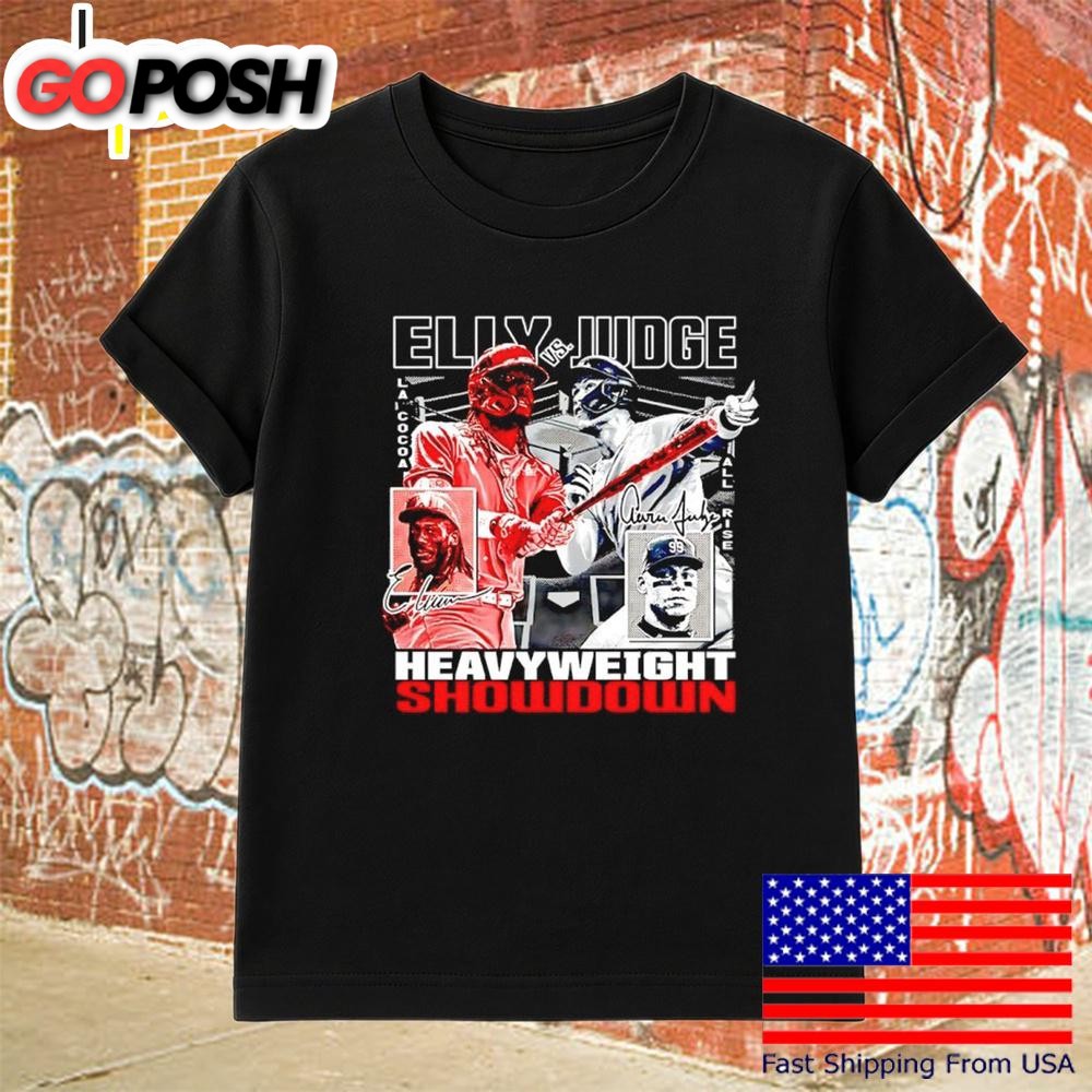 Elly Vs Judge Heavyweight Showdown Signature T-Shirt