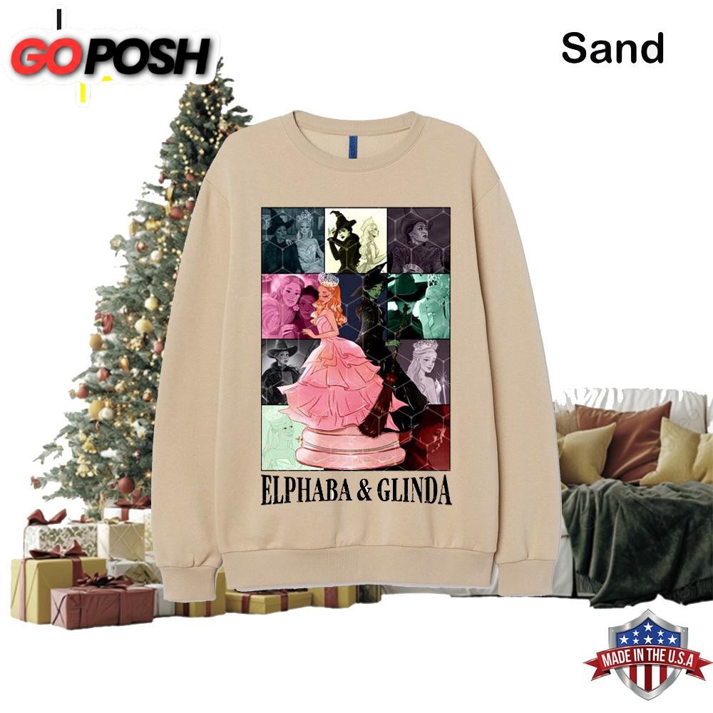 Elphaba And Glinda Wizard of Oz Sweatshirt