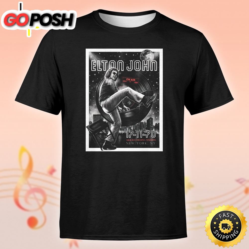 Elton John 17 11 70 50th Anniversary Unisex Tshirt