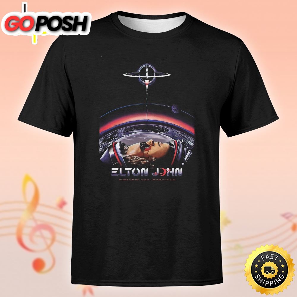 Elton John 2025 Tour World 2025 Unisex Tshirt