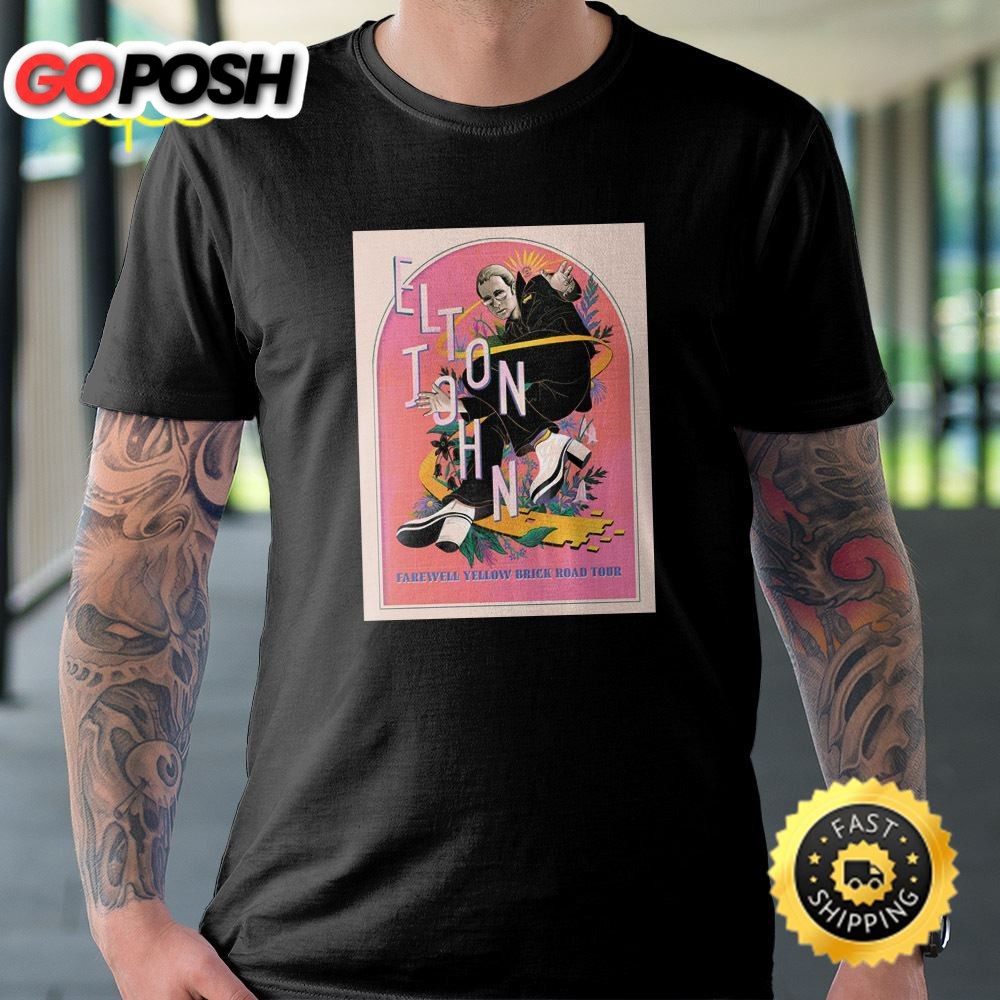 Elton John Farewell Yellow Brick Road Tour 2025 BC Place Unisex T-shirt