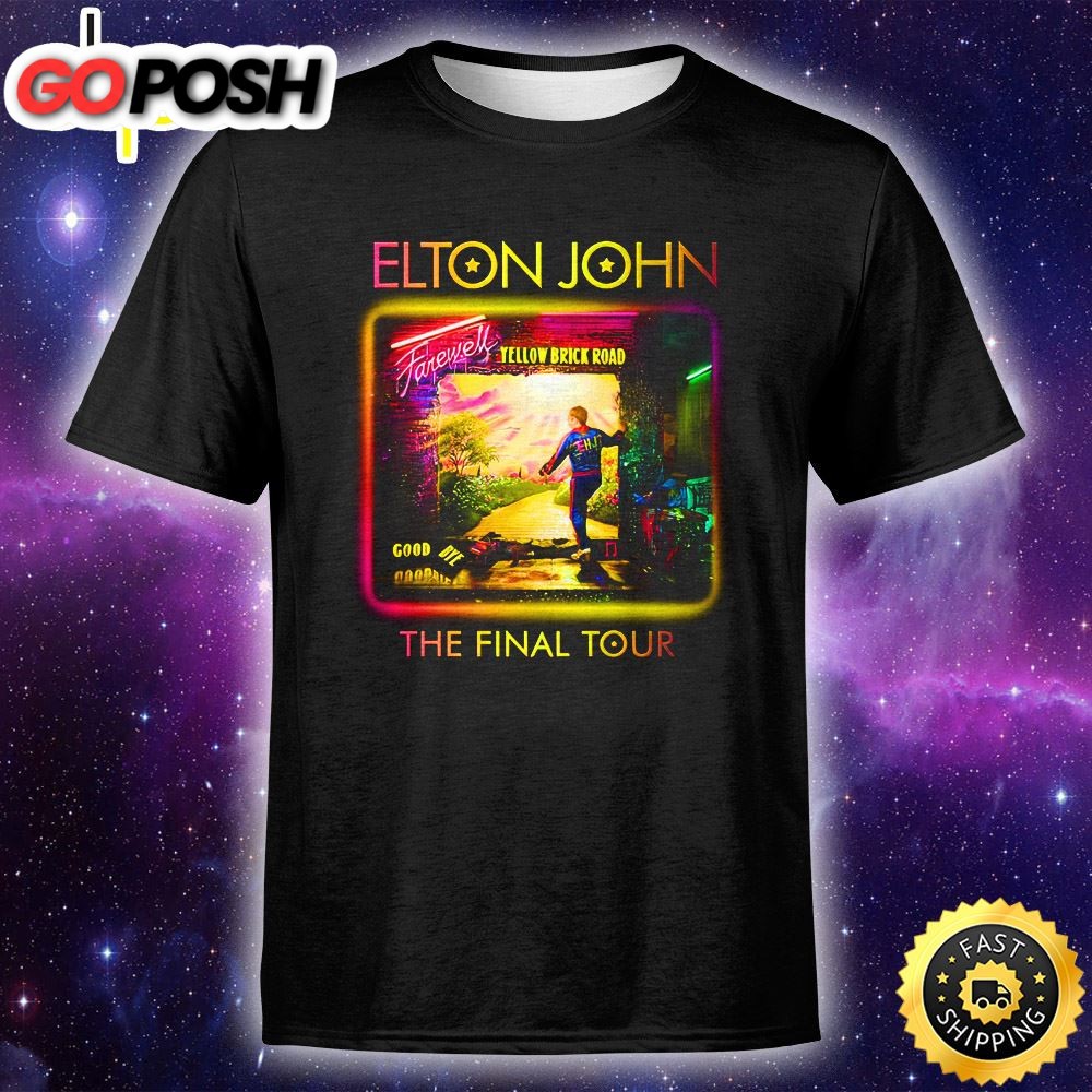 Elton John Setlist 2025 Farewell Tour Unisex Tshirt