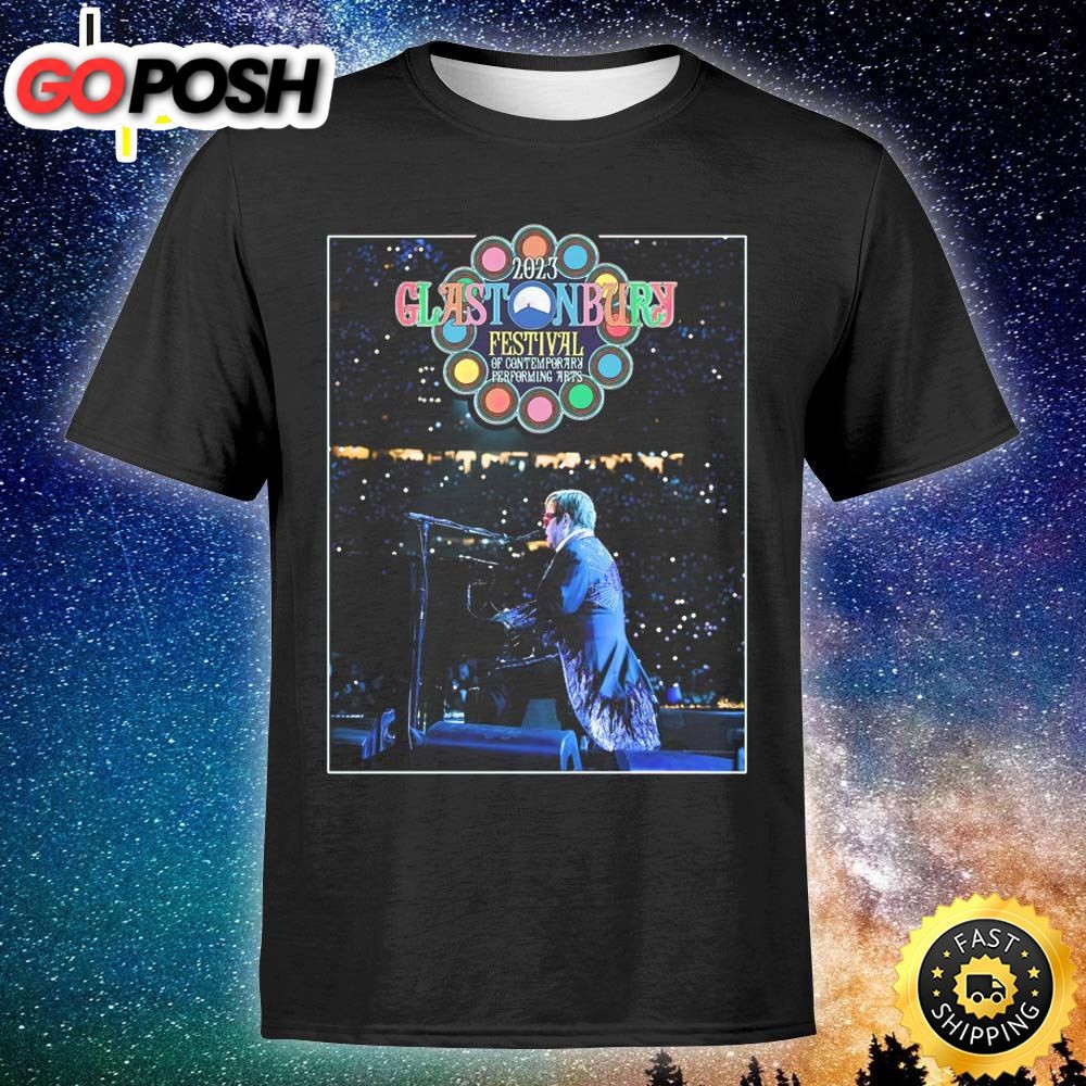 Elton John To Headline Sunday At Glastonbury 2025 Unisex T-Shirt