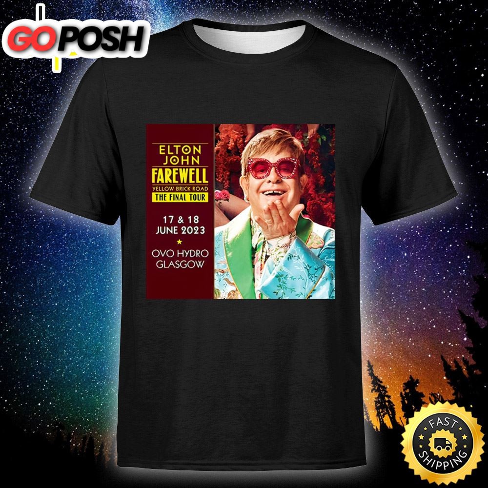 Elton John Tour 2025 Unisex T-shirt