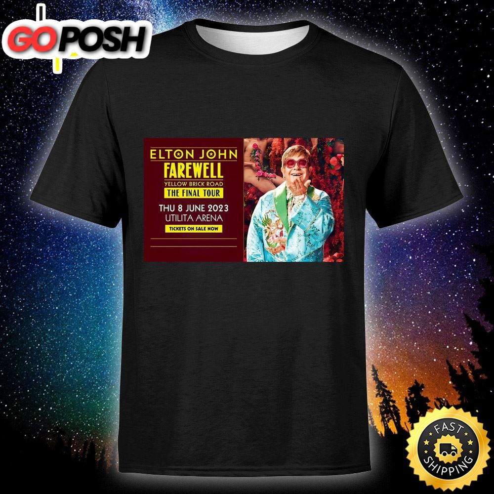 Elton Johns Final Farewell Yellow Brick Road Tour 2025 Unisex T-shirt