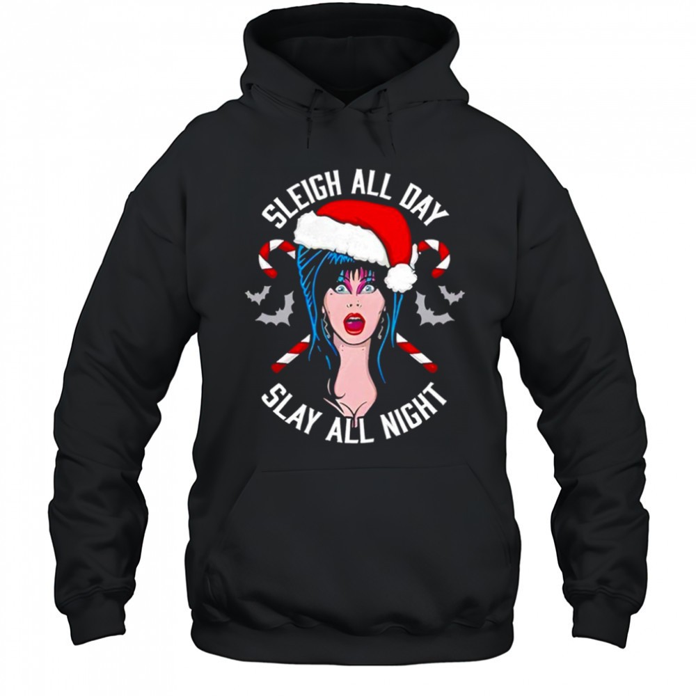 Elvira Sleigh All Day Slay All Night Christmas shirt