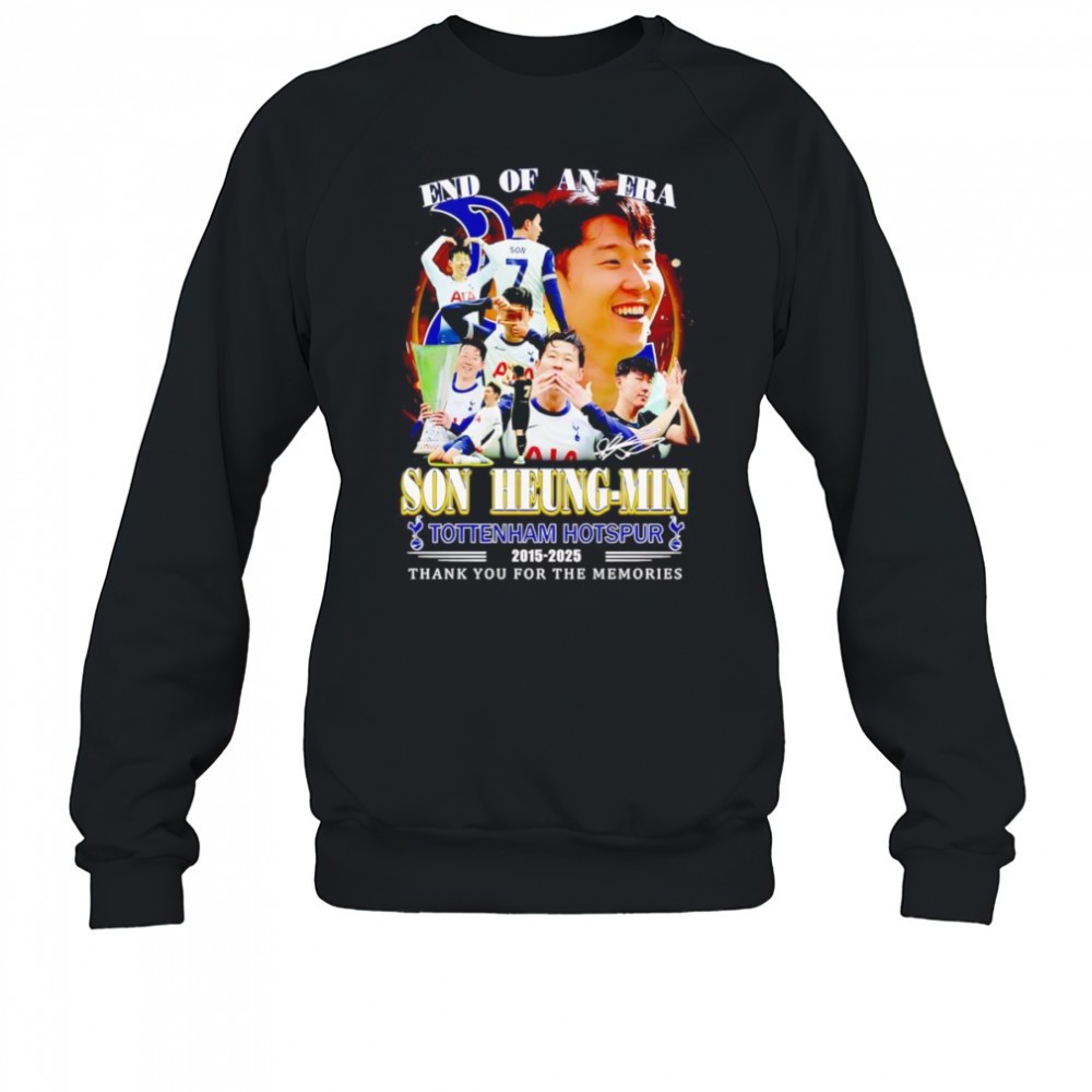 end-of-an-era-son-heung-min-tottenham-hotspur-2015-2025-thank-you-for-the-memori-0rod3nzl End of an era Son Heung-min Tottenham Hotspur 2015 2025 thank you for the memories shirt