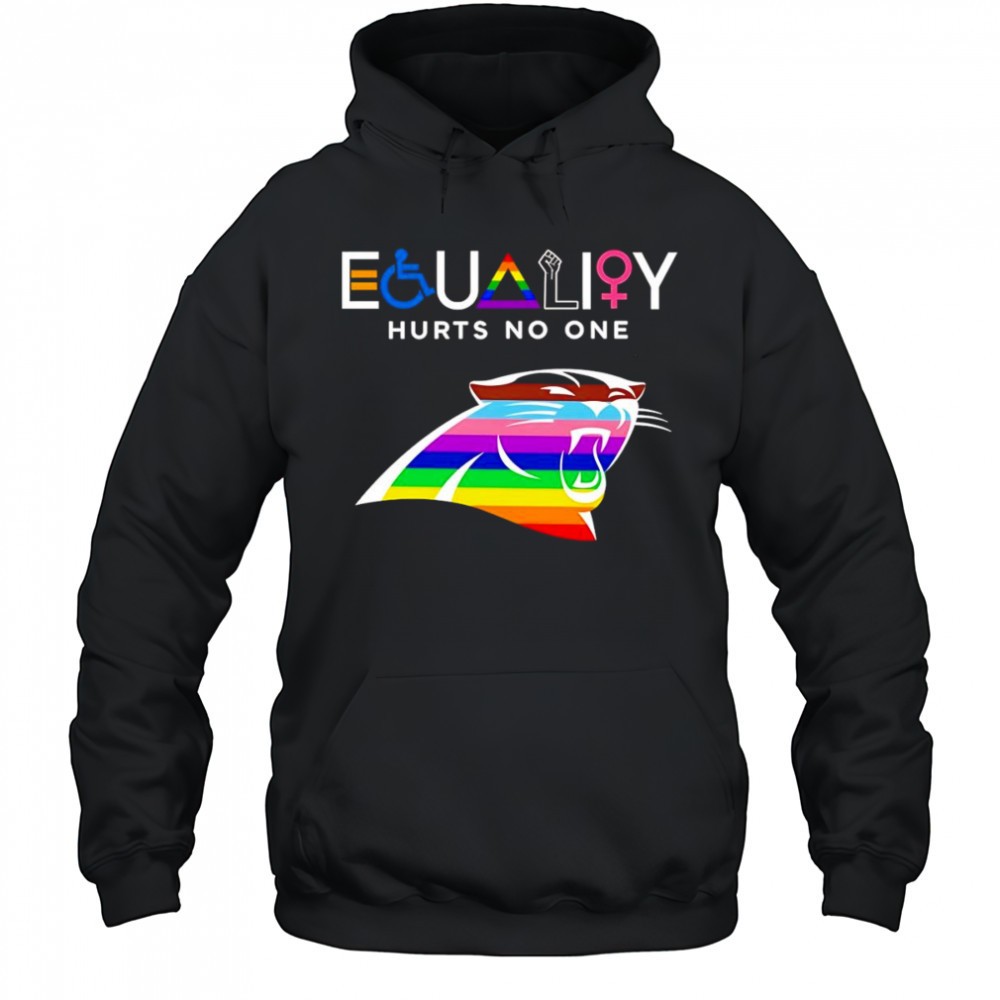 Equality hurts no one Carolina Panthers shirt
