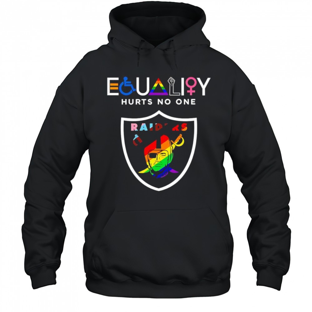 Equality hurts no one Las Vegas Raiders shirt