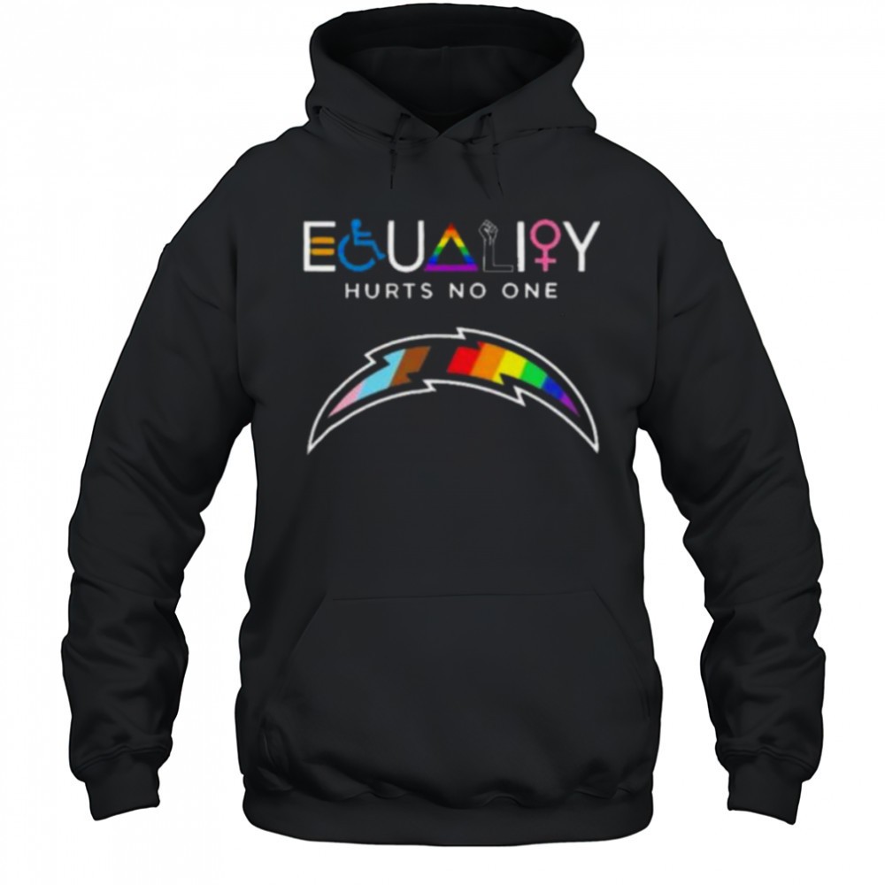 Equality Hurts No One Los Angeles Chargers Pride Shirt