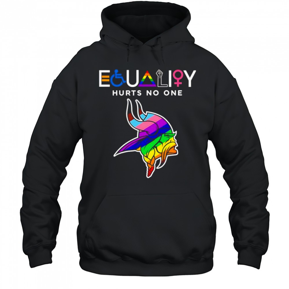 Equality hurts no one Minnesota Vikings shirt