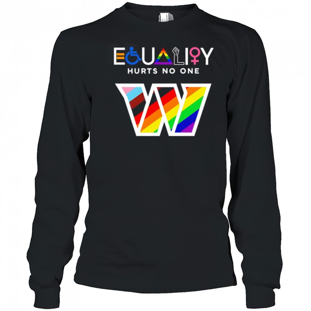 equality-hurts-no-one-washington-commanders-shirt-u98edyye Equality hurts no one Washington Commanders shirt