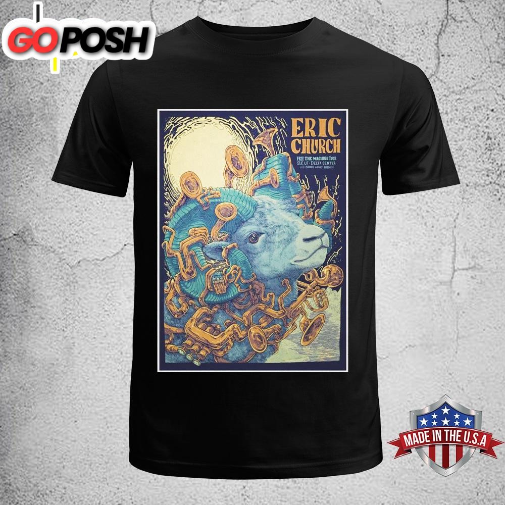Eric Church Delta Center Salt Lake City, UT Oct 2025 Unisex T-Shirt