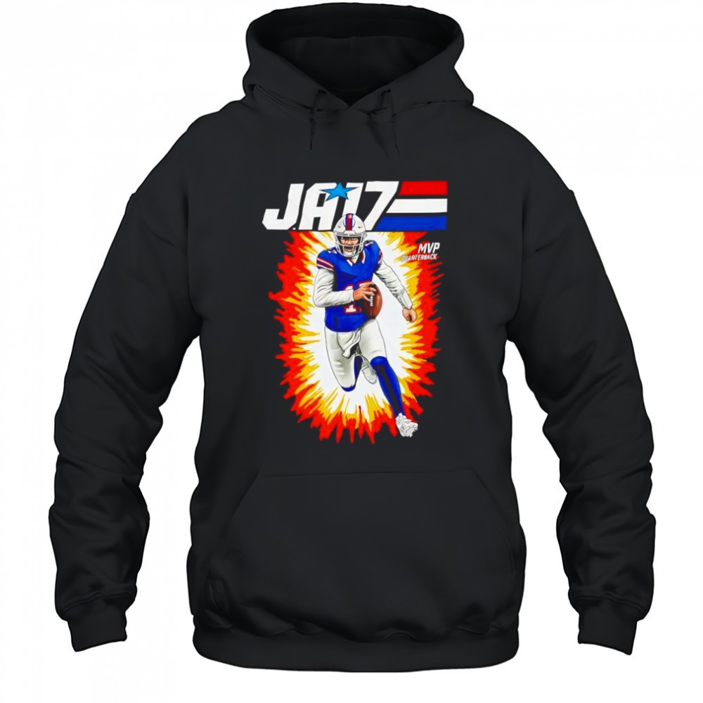 Eric Wood Josh Allen Velveteen Plush Quarter Back shirt