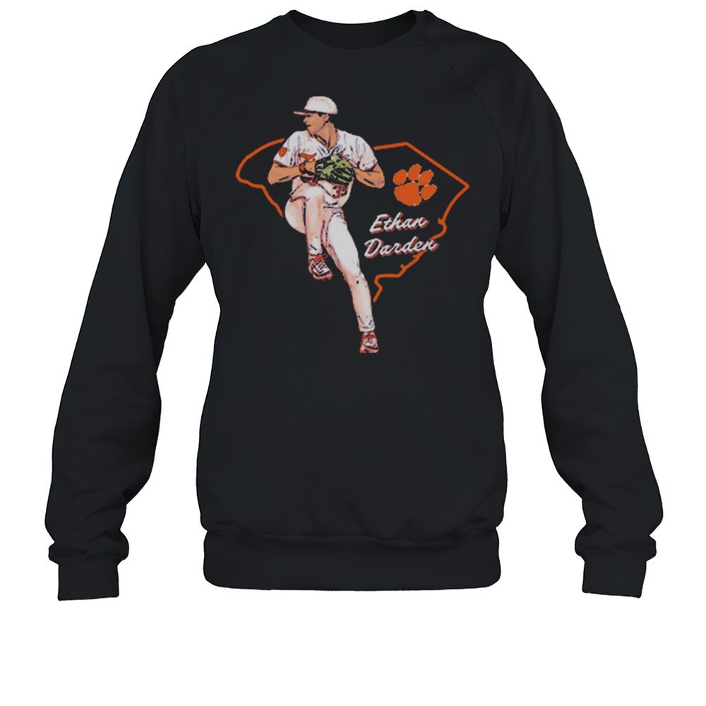 Ethan Darden Hometown Hero Clemson Tigers Baseball NCAA Division I 2025 T-shirt