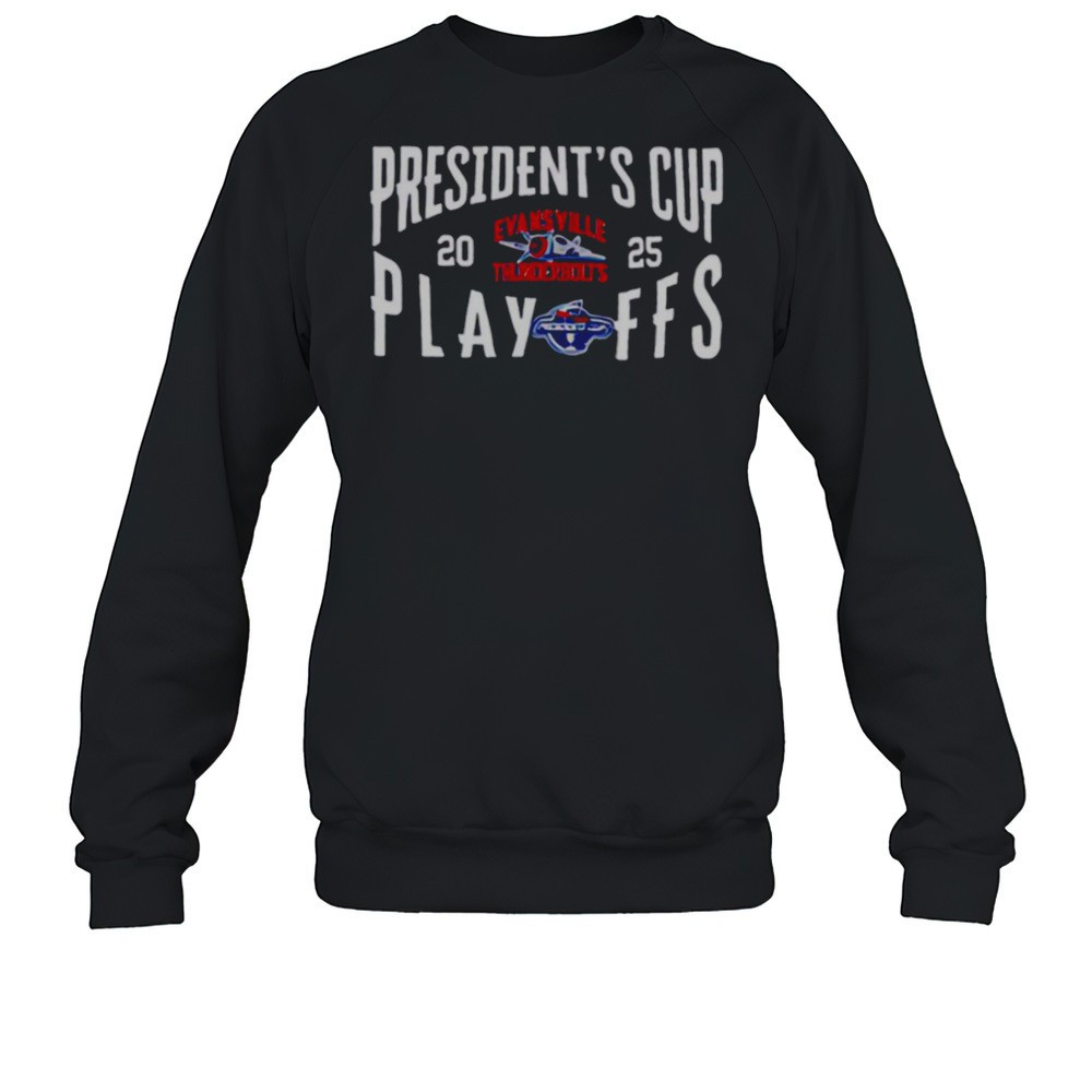 Evansville Thunderbolts Presidents Cup 2025 Playoffs Shirt