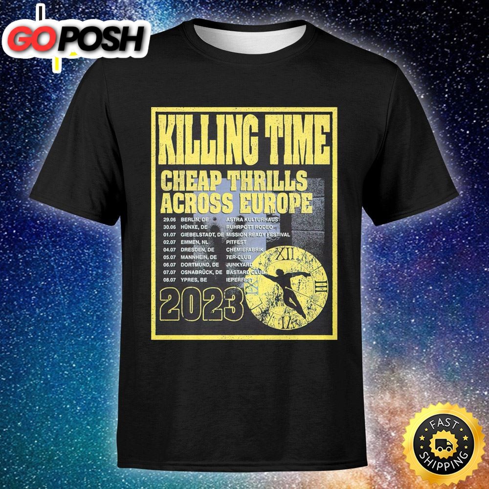 Event Killing Time July 5th 2025 Mannheim 7er Club Germany Unisex T-shirt