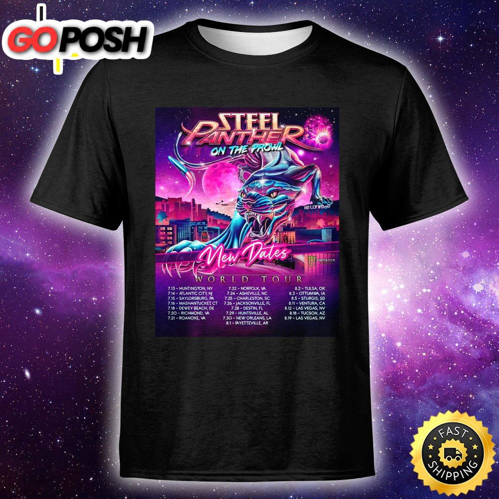 Event Steel Panther 18-08-2025 Tucson The Rialto Theatre United States Unisex T-shirt