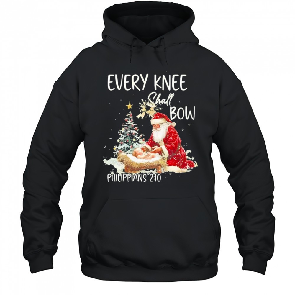 Every Knee Shall Bow Christmas shirt