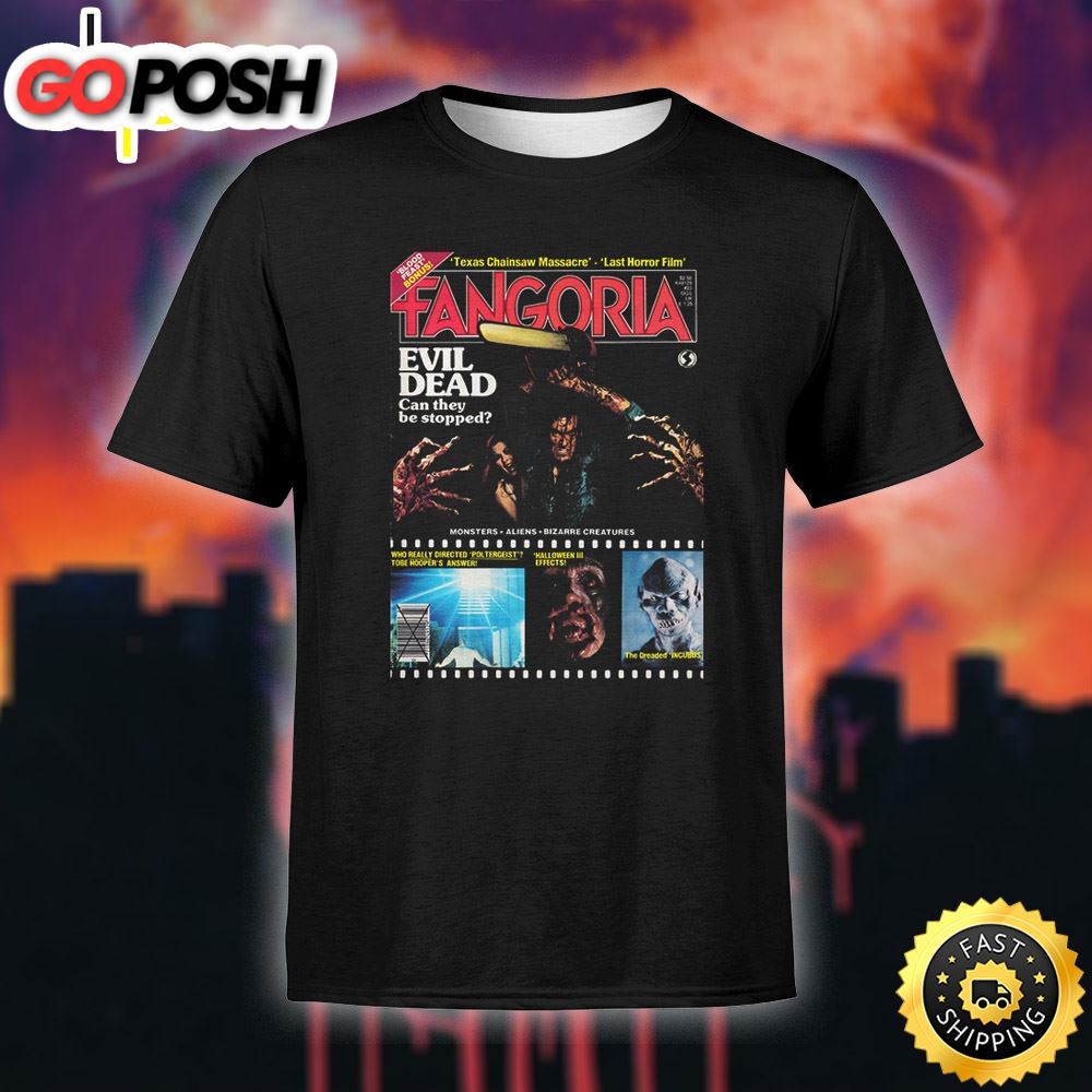 Evil Dead Can They Be Stopped Unisex Black T-Shirt