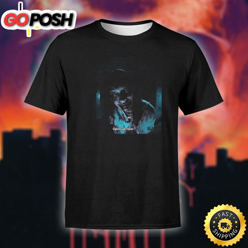 Evil Dead Rise Horrifying Open Up Unisex Black T-Shirt