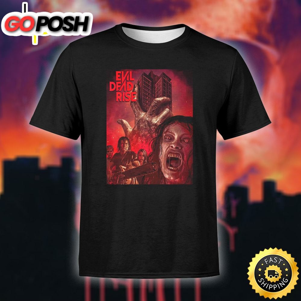 Evil Dead Rise Poster Movie Unisex Black T-Shirt