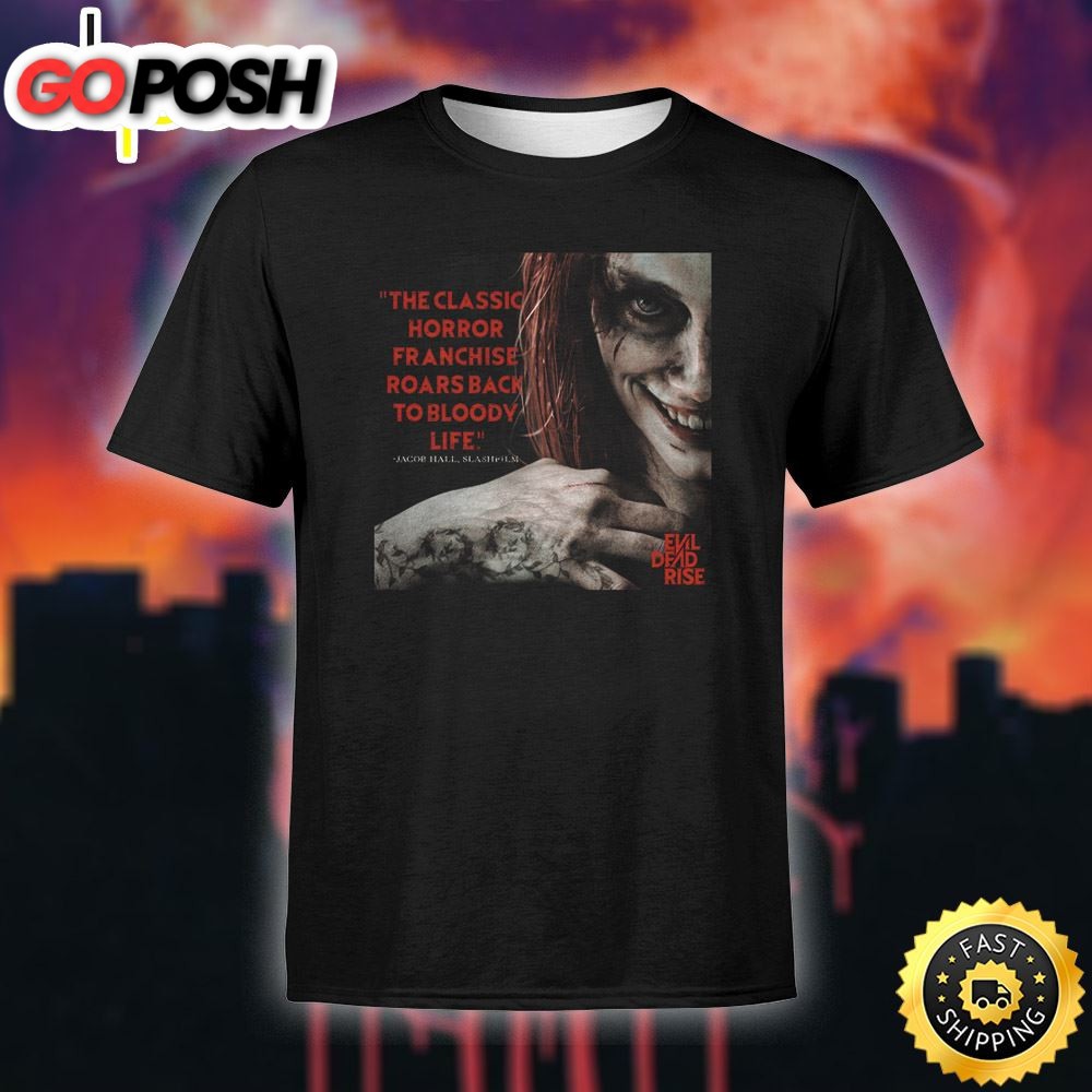 Evil Dead Rise The Class Horror Unisex Black T-Shirt