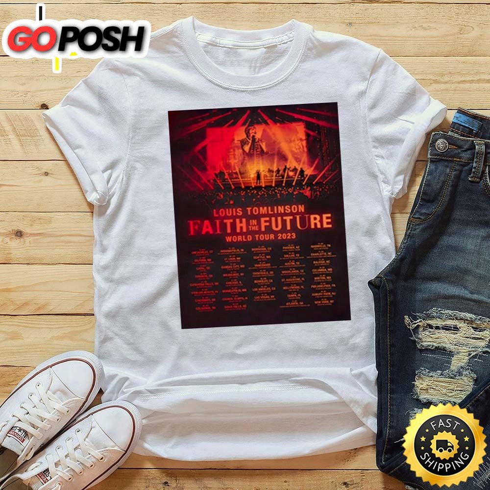 Faith In The Future World Tour 2025 North America Poster Unisex T-Shirt