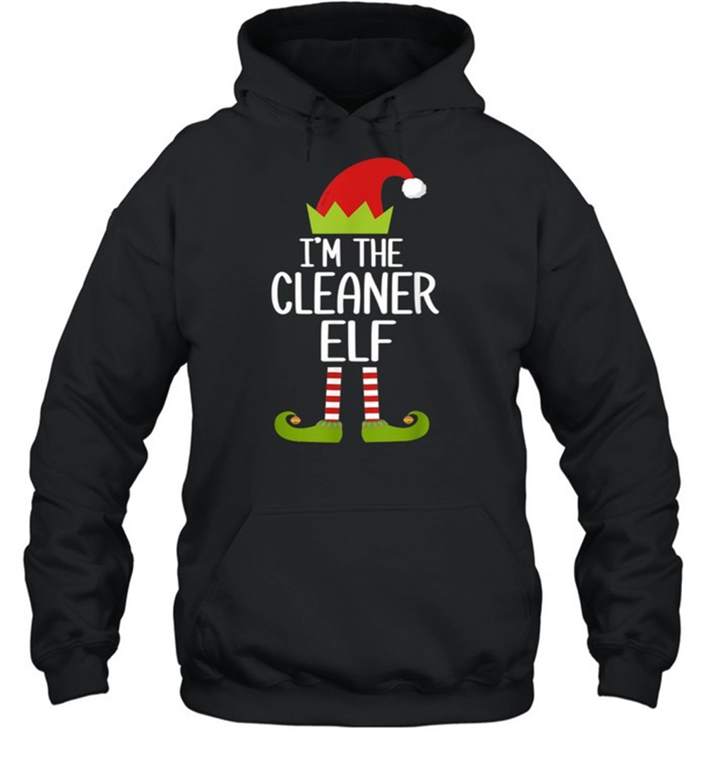 Family Matching Christmas Xmas Im The Cleaner Elf shirt