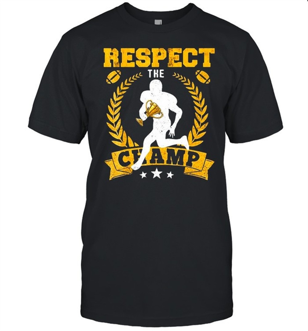 fantasy-football-league-champion-respect-champ-trophy-t-shirt-56hbmstu Fantasy Football League Champion Respect Champ Trophy T-shirt