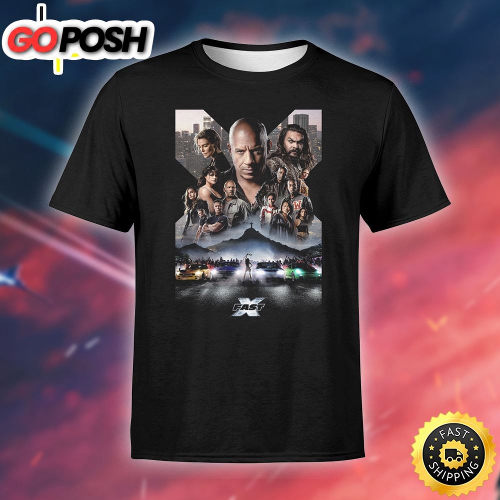 Fast X Fast And Furious New Poster Movie 2025 Unisex T-shirt