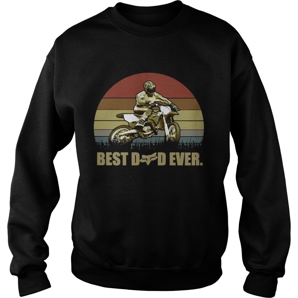 Fathers Day Motocross best dad ever shirt